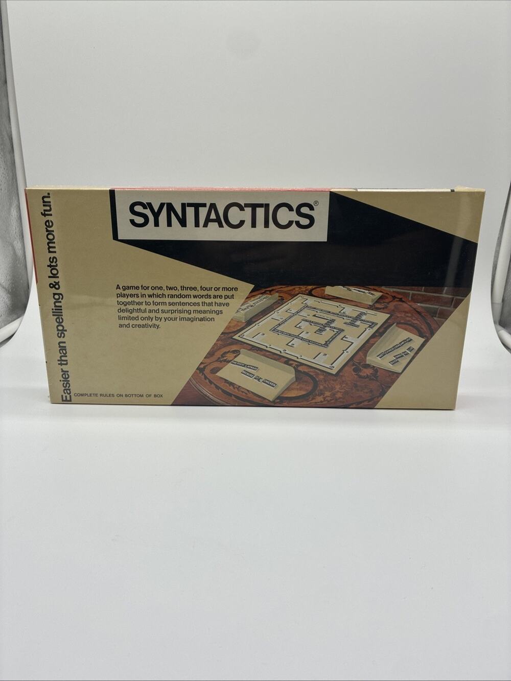 SYNTACTICS Spelling Board Game Vintage Sealed 1973 NEW FLAGGS